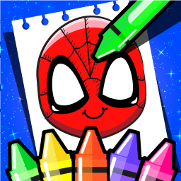 Superhero Coloring Book