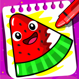 Fruits Coloring book